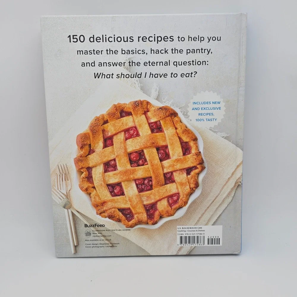 Tasty Ultimate Cookbook Hardcover BuzzFeed 150 Recipes How to‎ Cook Anything New